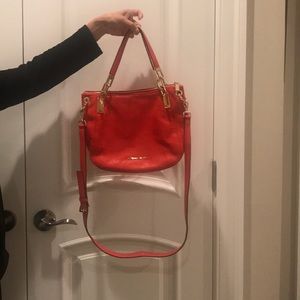 Michael Kors like new orange shoulder bag